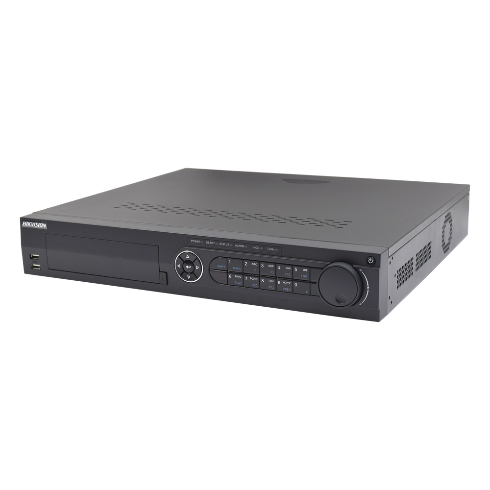 DVR 16 Canales TurboHD + 8 Canales IP / 3K/5MP / Audio por Coaxitron / Acusense / 4 Bahías de Disco Duro / Videoanalisis / 16 Entradas de Alarma