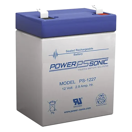 Batería 12V, 2.9AH, Para Respaldo, Tecnologías AGM/VRLA, 5 Años Vida Útil, Terminales F1, Reconocida UL