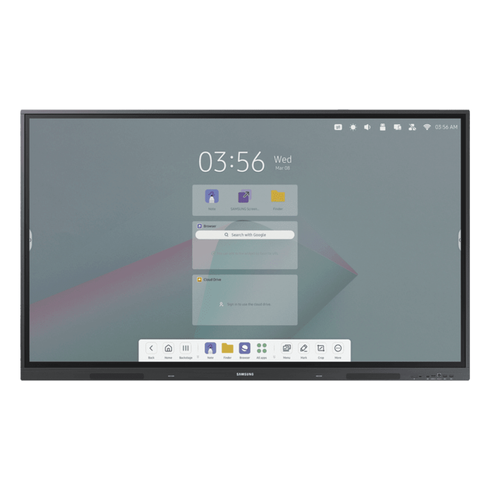 Pantalla Interactiva 86" / Resolución 4K UHD (3840x2160) / Táctil IR 40 Puntos / Brillo 400 nits / Android 13 / WiFi y Bluetooth / Compatible VESA 800x600