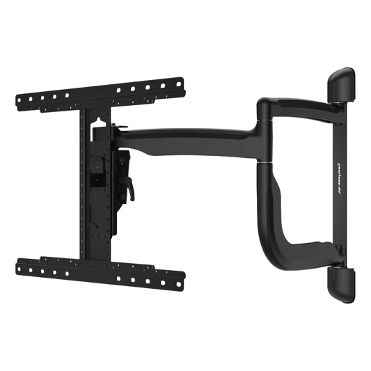 Soporte de Pared Articulado SmartMount para Pantallas 43" a 65"+ / Extensión 30.1" (765mm) / Capacidad 90 lb (41kg) / VESA 200x100 a 600x400mm / Pivote ±90° / Gestión Integrada de Cables