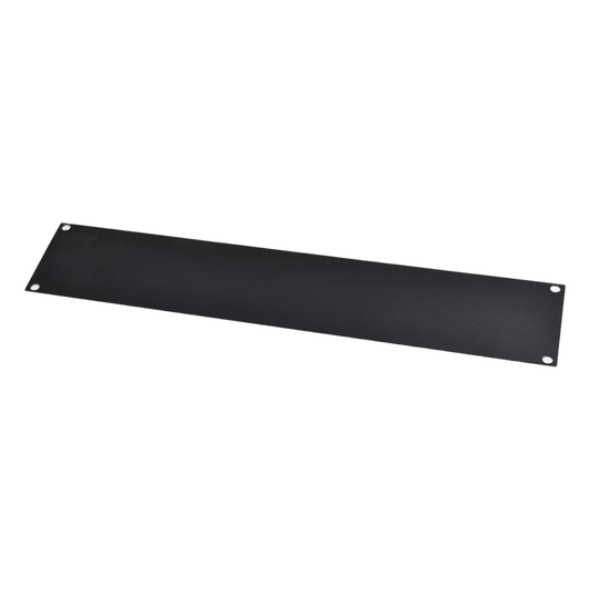Tapa Ciega para Rack de 19in,  de 2UR, Color Negro