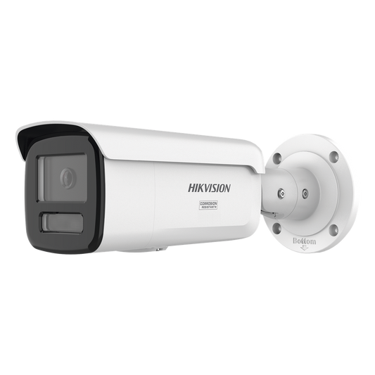 [Dual Light + ColorVu 3.0 + HikAI] Bala IP 8 Megapixel / Lente 4 mm / 60 mts IR + Luz Blanca / Exterior IP67 / WDR 130 dB / ACUSENSE 3.0 / Metal / NEMA 4X / ACUSEEK