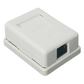 Caja de Pared con 1 Puerto Keystone, Incluye Jack STP Cat5e