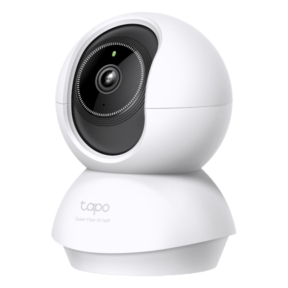 Cámara de Seguridad Doméstica Tapo C230 / 5MP 3K (2880×1620) / 360° Pan-Tilt / Detección Inteligente IA / Visión Nocturna 12 m (40 ft) / Audio Bidireccional / Almacenamiento microSD 512GB / Compatible Alexa y Google H