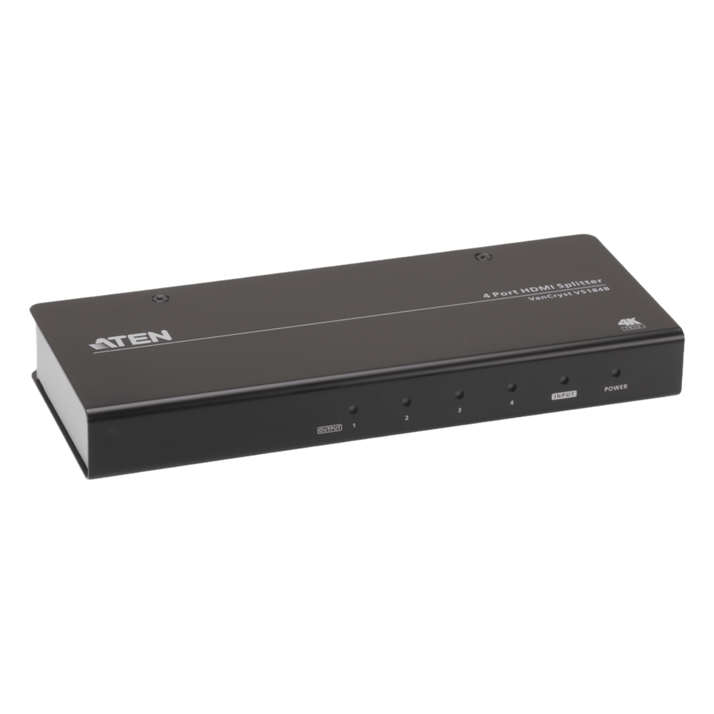 Splitter HDMI | 1 x 4 | True 4K @ 60 Hz | HDCP 2.2 | EDID Expert™ | HDR 4:4:4 | Plug & Play