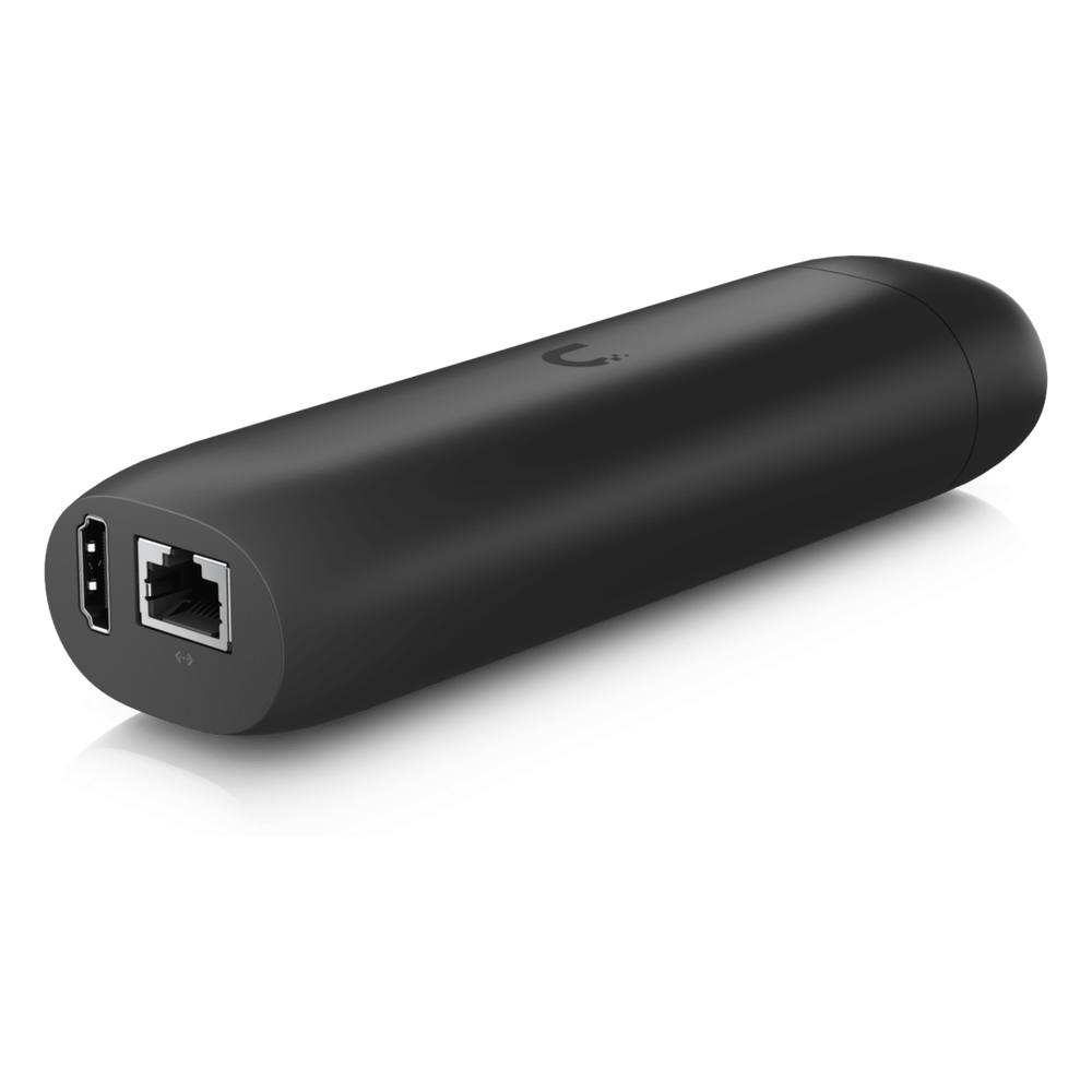Dispositivo UniFi Protect ViewPort, ideal para visualizar hasta 16 cámaras UniFi en una pantalla mediante HDMI