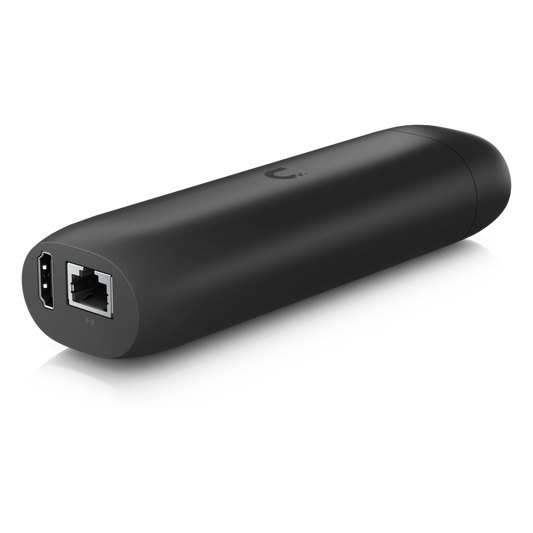 Dispositivo UniFi Protect ViewPort, ideal para visualizar hasta 16 cámaras UniFi en una pantalla mediante HDMI