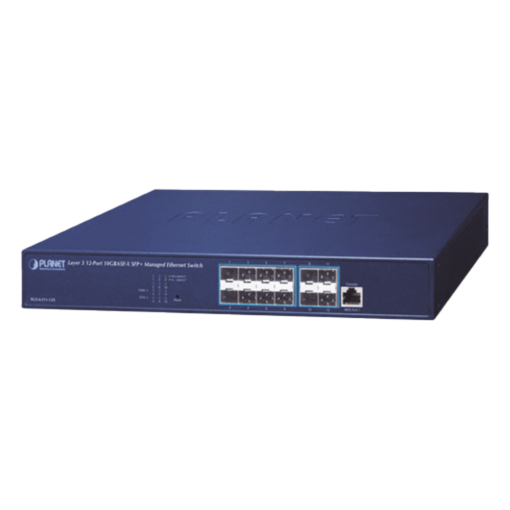 Switch Administrable Capa 3, 12 Puertos SFP+ 10G BASE-X, 1 Puerto de Consola  RJ45.