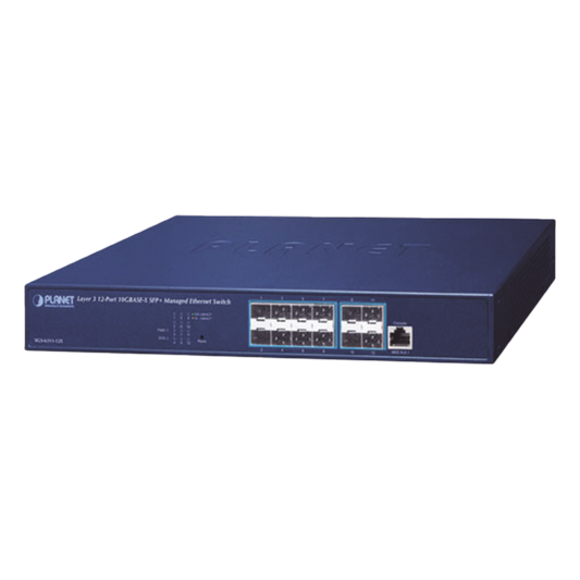Switch Administrable Capa 3, 12 Puertos SFP+ 10G BASE-X, 1 Puerto de Consola  RJ45.