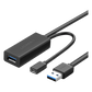 Cable de Extensión Activo USB 3.0 con puerto de alimentación Micro USB / 5 Metros / USB 3.0 a 5Gbps / No requiere controlador / Ideal para impresoras, consolas , Webcam, etc.
