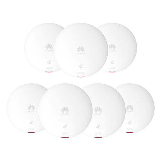 Kit de 7 - Punto de Acceso Wi-Fi 6 /  1.775 Gbps / MU-MIMO 2x2:2 (2.4GHz y 5GHz) / Smart Antenna 20% más cobertura / Instalación en techo y pared / Seguridad WP3 / Con Administración Gratuita desde la Nube