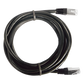 Cable de Parcheo FTP Cat6 - 3.0 Metros (9.84 Pies) - Negro