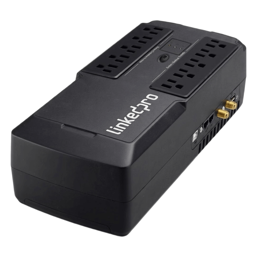 UPS de 350 VA/255 W, Topología Standby, Entrada 120 Vca NEMA 5-15P, Tipo Gabinete Compacto, Con 6 Tomas NEMA 5-15R