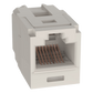 Módulo Acoplador RJ45 a RJ45, Mini-Com, Categoría 6, Color Blanco Mate