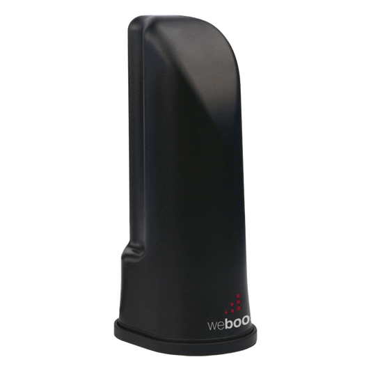 Antena de escritorio tipo cilindro color negra. Cubre las bandas de frecuencia celular. Especial para amplificadores y dispositivos celulares 4G y 3G. Con 1.52 m de cable RG-174 y con conector SMA macho.