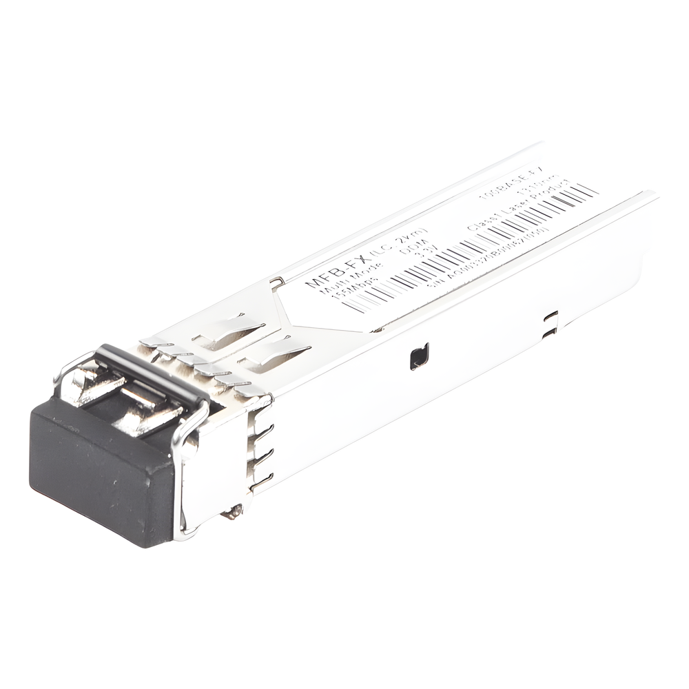 Transceptor mini-Gbic SFP 100Mbps LC 1310nm para fibra Multi Modo 2 Km