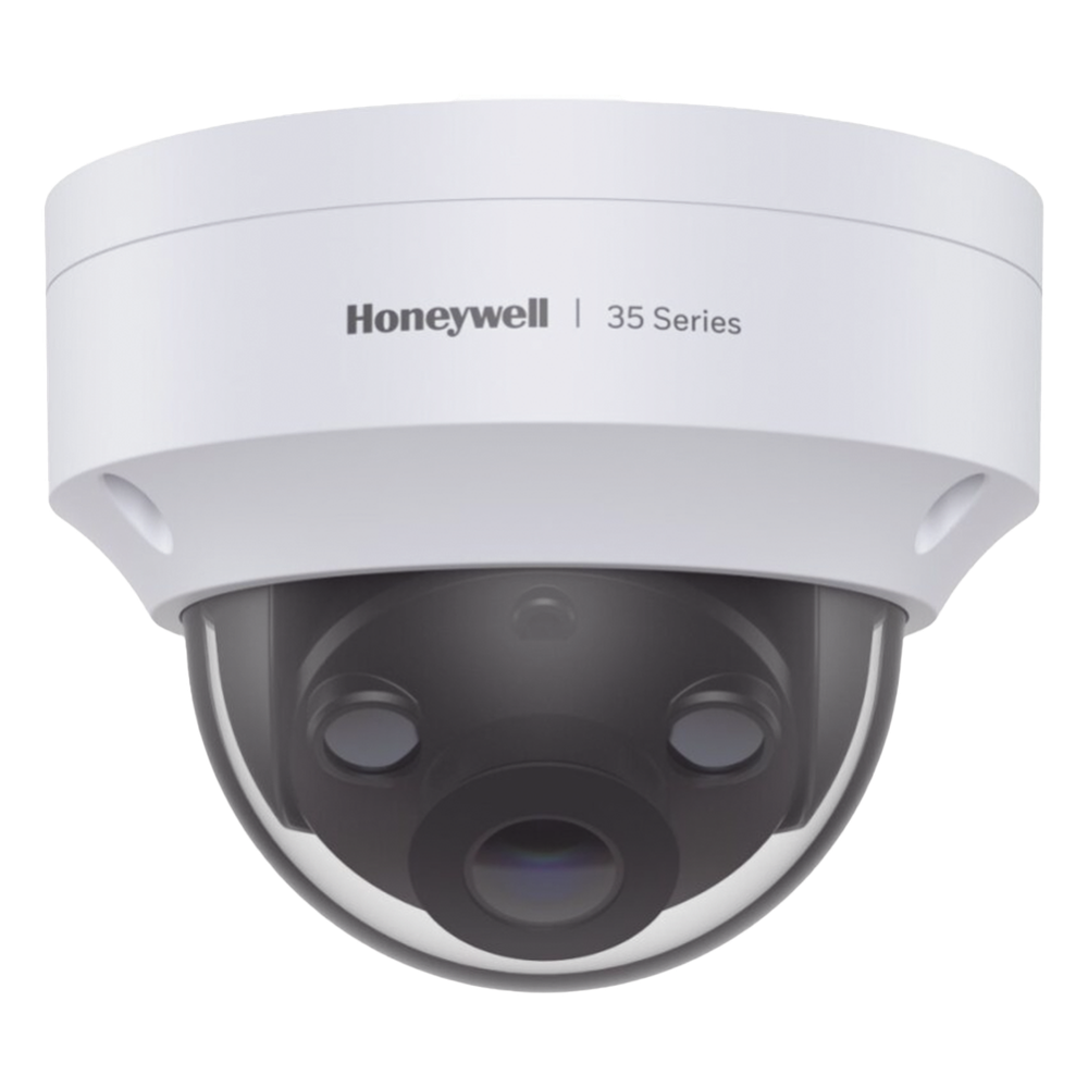 Cámara domo IP Serie 35 de 3 megapixeles, IR inteligente 40 m, WDR 120 dB, IP66/IK10, PoE