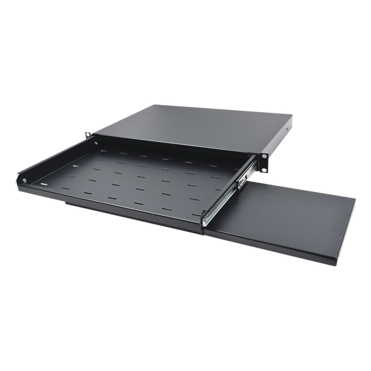 Charola Abatible para Teclado y Ratón con Rack de 19", 1UR