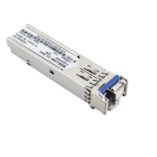 Transceptor mini-Gbic SFP 1G LC TX:1310nm RX:1550 para fibra Mono Modo 40 Km WDM, Requiere MGB-LB40