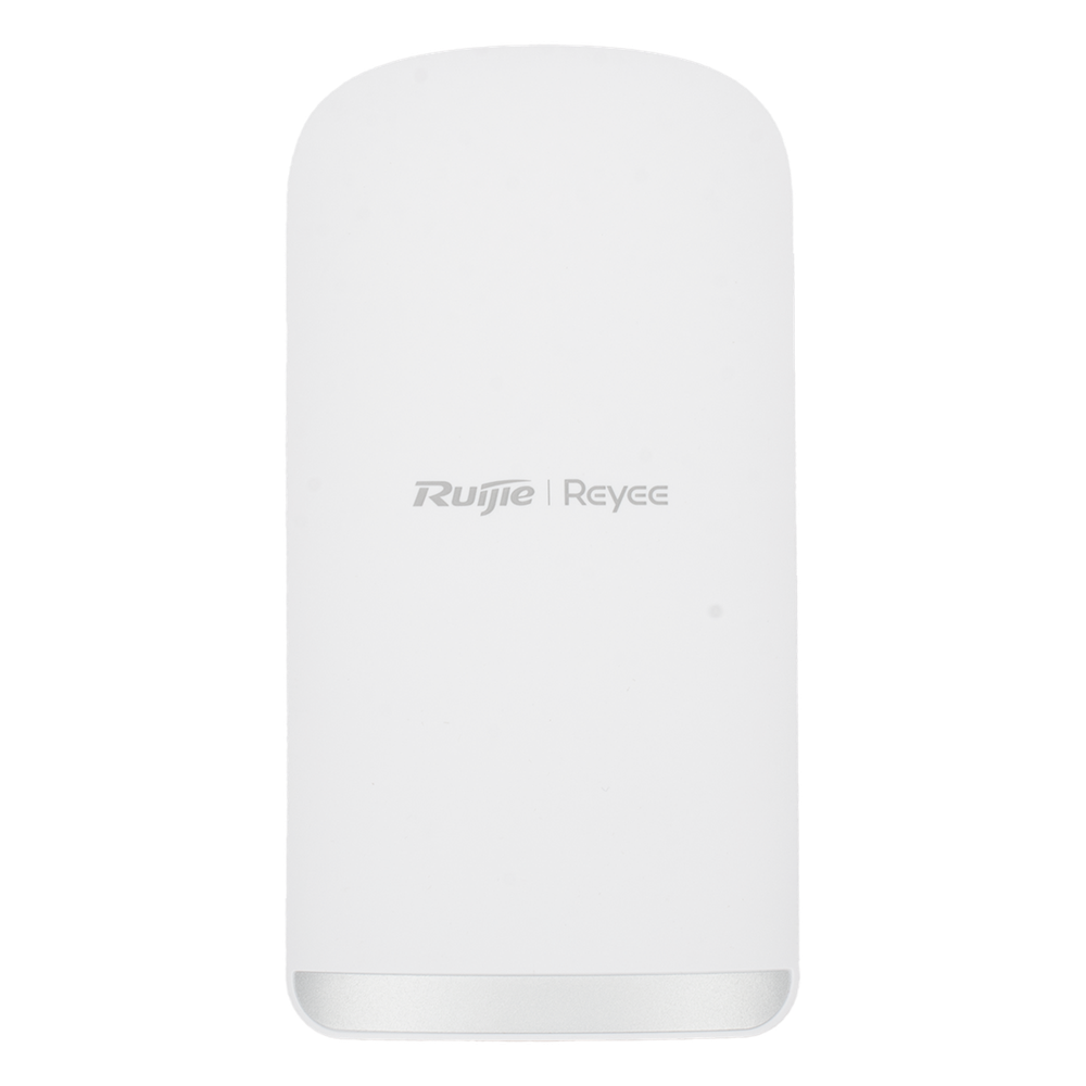 CPE Puente Inalámbrico Punto a Punto / Wi-Fi 5 802.11ac Wave2 867 Mbps / Antena 13 dBi MIMO 2x2 / 2 Puertos PoE Out 802.3AF / Enlace 3 km (1.86 mi) / IP55 Exterior / Ruijie Reyee