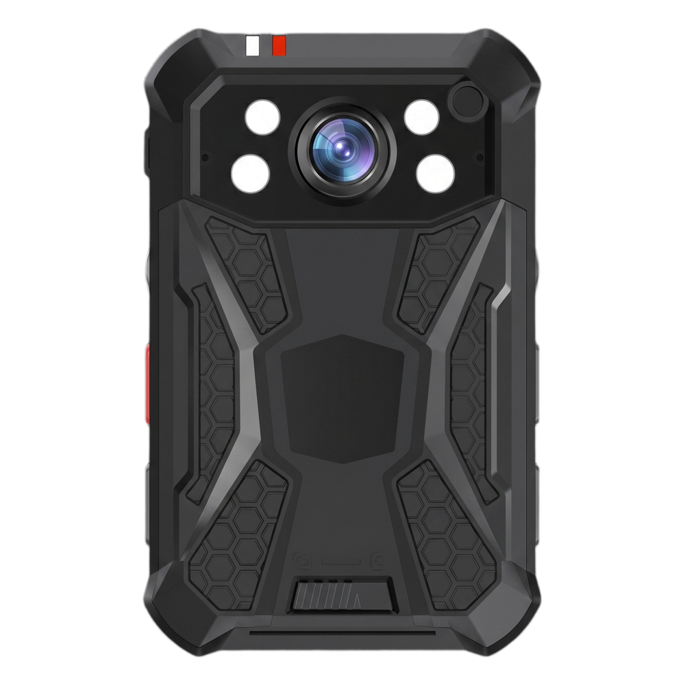Body Camera Portátil / Grabación a 2K / Pantalla 2.4" LCD / IP68 / H.265 / 64GB de Almacenamiento / GPS / WIFI / 3G y 4G / Fotos de Hasta 40 Megapixel / Micrófono Integrado