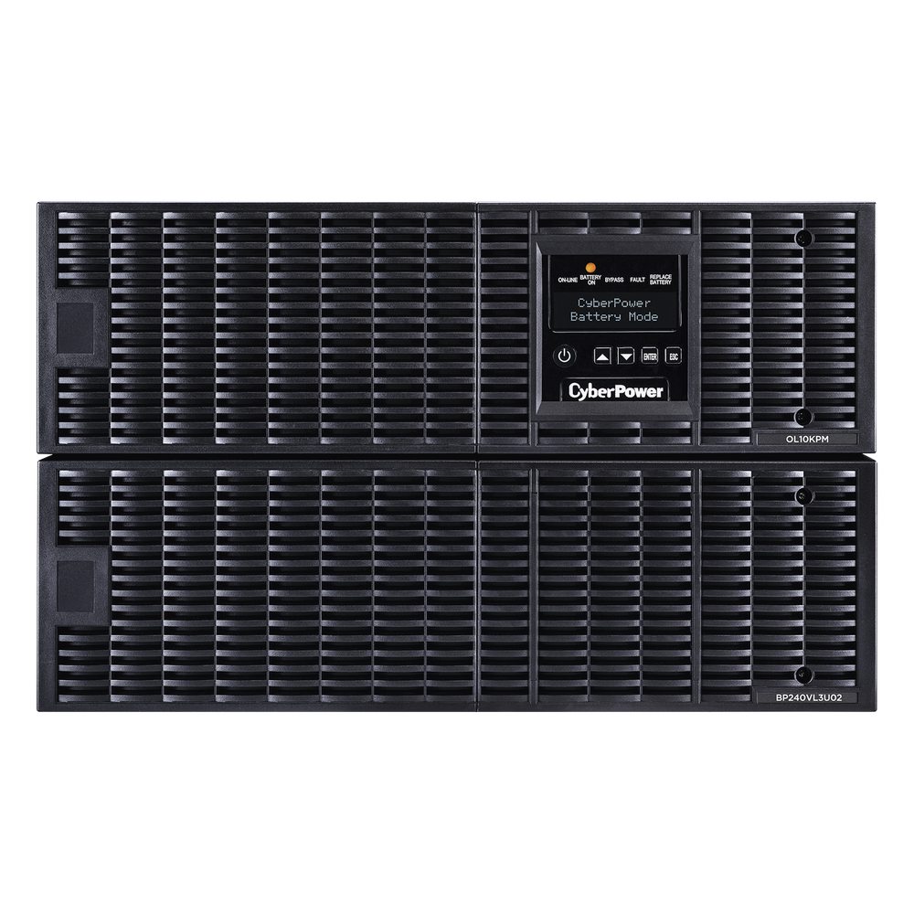 UPS de 10000 VA/10000 W, Online Doble Conversión, 200 - 240 Vac de Entrada, 200 - 240 Vac de Salida, Terminal Hardwired, Onda Senoidal Pura, Torre o Rack de 6 UR, Con 3 Tomas NEMA L6-30R