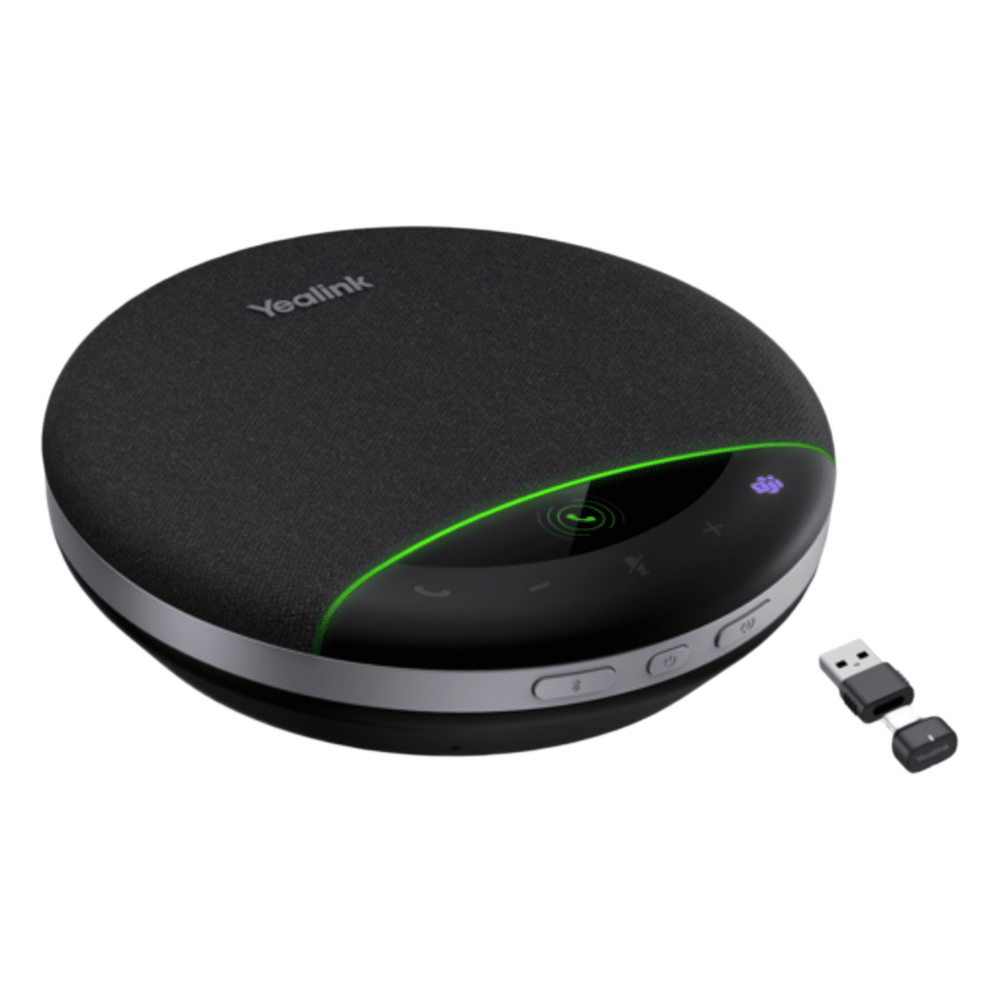 Altavoz de Conferencia SP96 de Yealink con Micrófonos 360° y Cancelación de Ruido Inteligente
