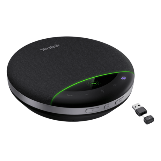 Altavoz de Conferencia SP96 de Yealink con Micrófonos 360° y Cancelación de Ruido Inteligente