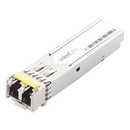 Transceptor Óptico SFP (Mini-Gbic) / Monomodo 1550 nm / 1.25 Gbps / 1000BASE-LX / Conectores LC/UPC Dúplex / DDM / Hasta 120 km