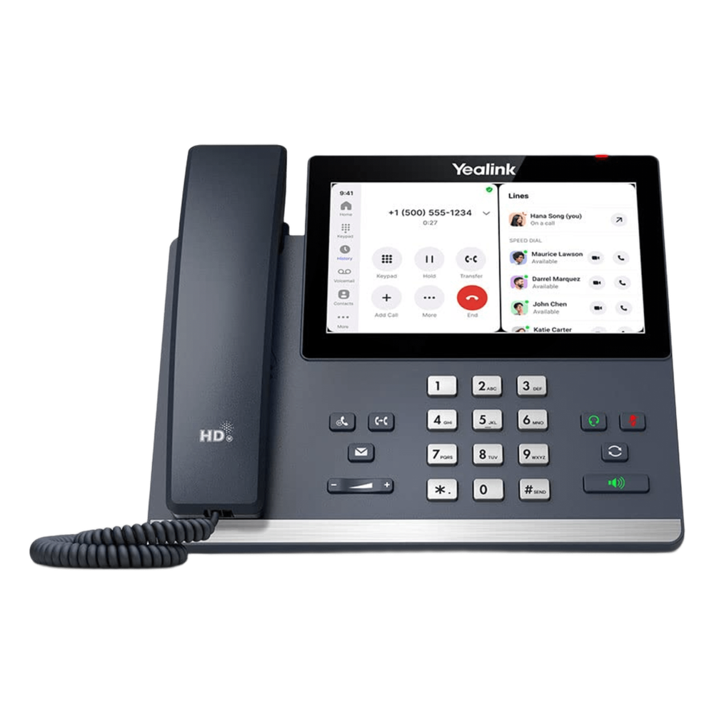 Telefono IP MP56-E2-Zoom de Yealink con Integración Nativa para Zoom, Pantalla de 5" y Audio HD con Cancelación Avanzada de Ruido