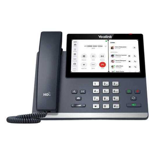Telefono IP MP56-E2-Zoom de Yealink con Integración Nativa para Zoom, Pantalla de 5" y Audio HD con Cancelación Avanzada de Ruido