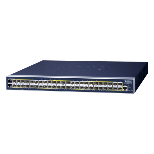 Switch Administrable L3, 46 puertos SFP, 2 puertos Combo TP/SFP, 4 puertos 10G SFP+