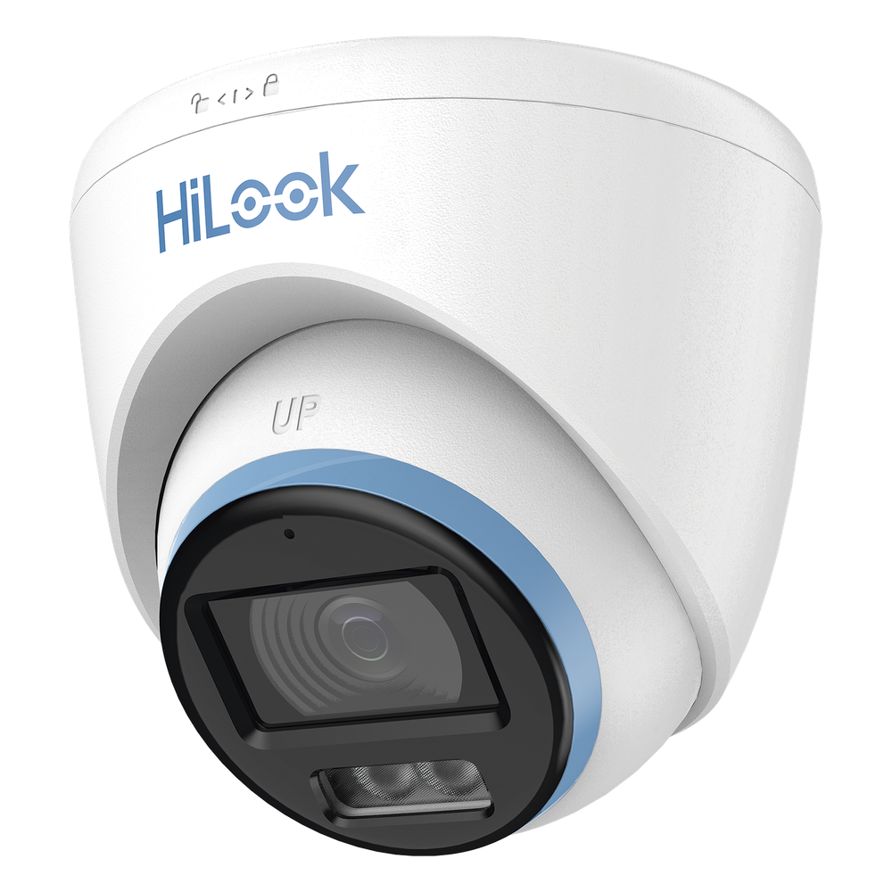 [Dual Light + ColorVu] Turret TurboHD 3K / 5 Megapixel / Lente 3.6 mm / 40 mts IR EXIR + 40 mts Luz Blanca / Micrófono Integrado / Exterior IP67 / dWDR