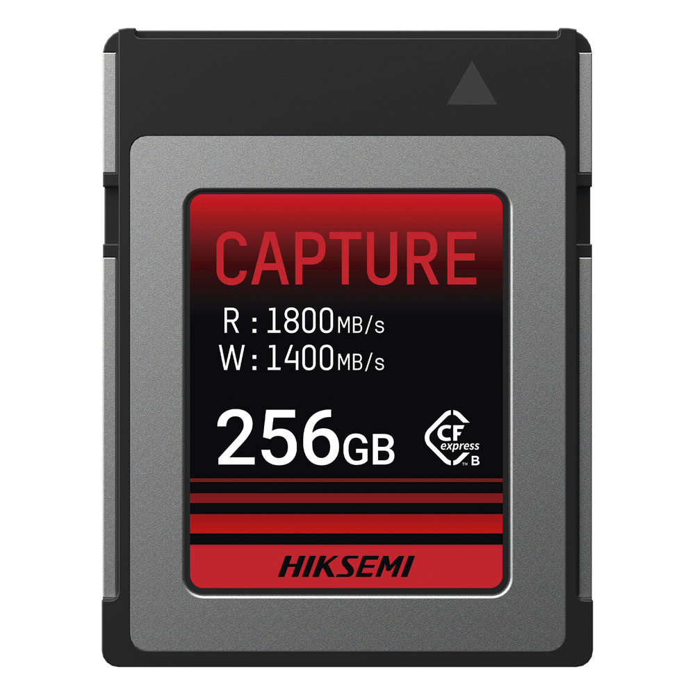 Memoria CFexpress Tipo B / 256 GB / 1800 MB/s Lectura / 1400 MB/s Escritura / Video 8K / PCIe Gen 3×2