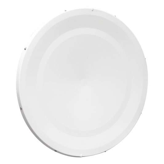 Antena Direccional de Alto Rendimiento/ Parábola profunda para mayor aislamiento al ruido  / 3 ft / 4.9 a 6.1 GHz / Ganancia de 32.1 ± 1 dBi / Soporte de acero inoxidable / polaridad en 90 ° y 45 ° / Incluye montaje.