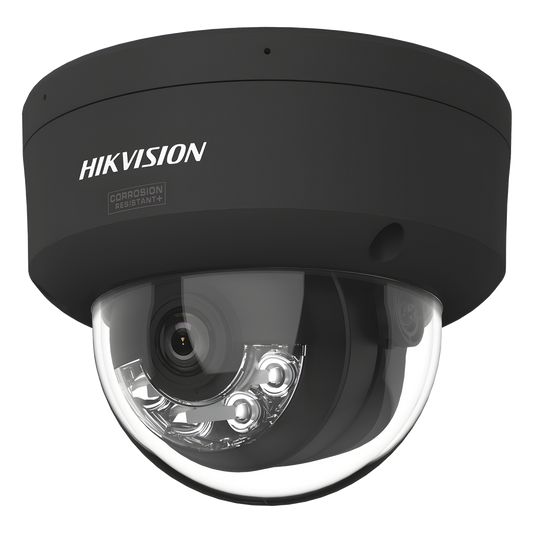 [Dual Light + ColorVu 3.0 + HikAI] Domo IP 6 Megapixel / Lente 2.8 mm / 30 mts IR + Luz Blanca / 2 Microfonos Integrados / Exterior IP67 / WDR 130 dB / ACUSENSE 3.0 / Metal / NEMA 4X / ACUSEEK