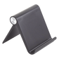 Soporte de Escritorio  para Teléfono Celular / Ajustable de 0° a 100° / Goma Antiarañazos / Antideslizante / Amplia Compatibilidad con dispositivos de 4'' a 7.9'' / Plegable / ABS / Color Negro