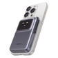 Power Bank Serie UNO Inalambrico | 10000mAh | 7.5W/20W  |  Con Emojis de Estado | Carga Rápida USB-C Bidireccional  | Pantalla TFT  Inteligente | Con Holder | Color Grey.