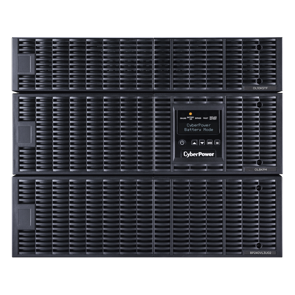 UPS de 8000 VA/8000 W, Online Doble Conversión, 200 - 240 Vac de Entrada, 120 - 240 Vac de Salida, Entrada Hardwired, Onda Senoidal Pura, Torre o Rack de 8 UR, Con 6 Tomas NEMA 5-20R, 3 NEMA L6-30R y Terminal Hardwired