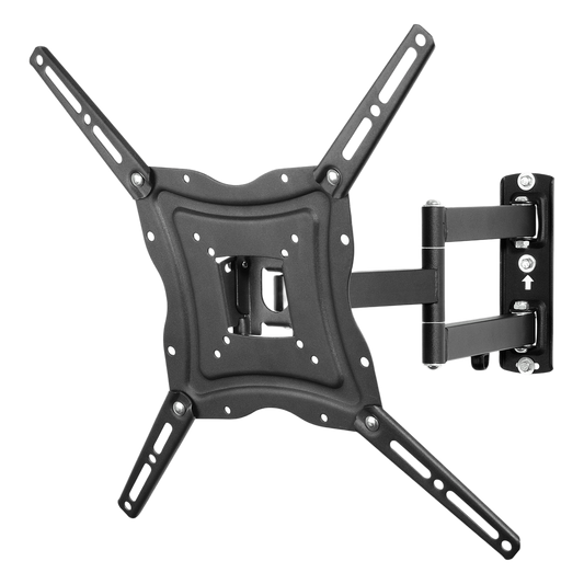 Soporte de Pared para pantallas con Movimiento Completo e Inclinacion / Tamaño de pantalla desde 32-60 pulg / Compatible VESA 75x75 hasta 400x400 / Capacidad de Carga 30 kg / Acabado Resistente a Rasguños