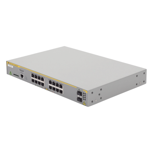 Switch Administrable Capa 3, 16 puertos 10/100/1000 Mbps + 2 puertos SFP Gigabit