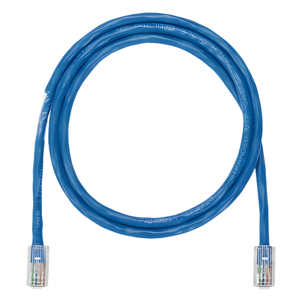 Cable de Parcheo UTP Categoría 5e, con Plug Modular en Cada Extremo - 3 Metros (9.84 Pies) - Azul