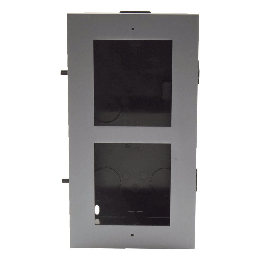 Base de 2 Espacios para EMPOTRAR Módulos de Videoporteros Hikvision