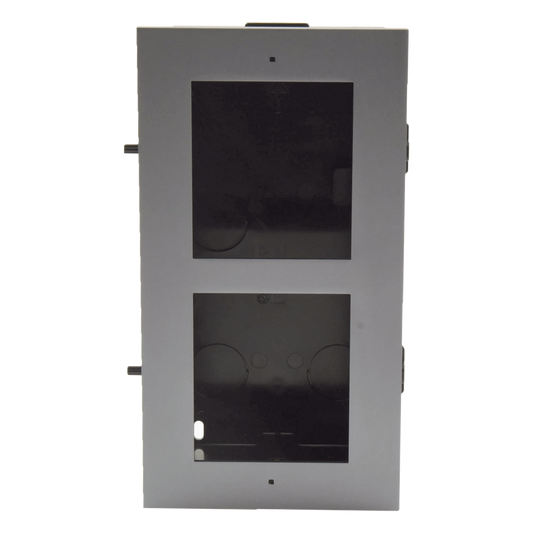 Base de 2 Espacios para EMPOTRAR Módulos de Videoporteros Hikvision