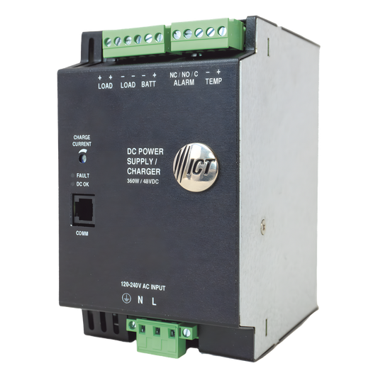 Fuente de Poder Industrial de 480W, salida 48 Vcc, para montaje en riel Din