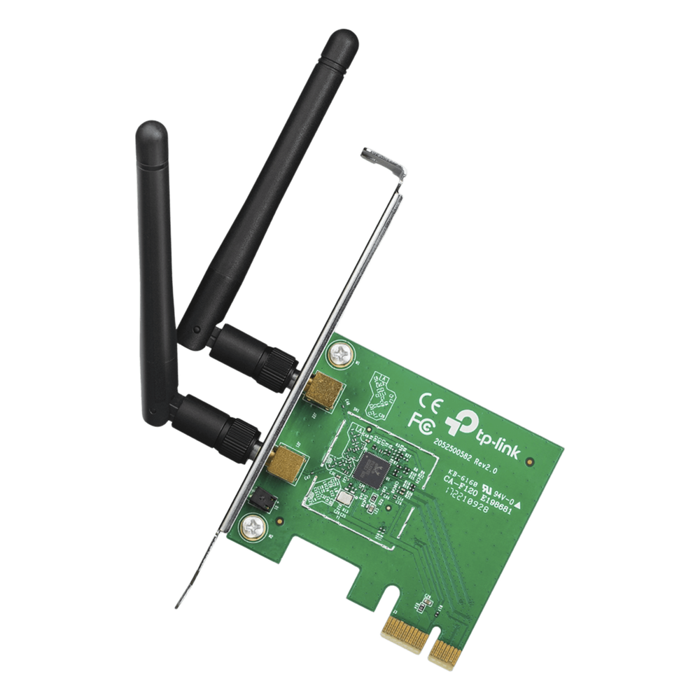 Adaptador Inalámbrico PCI Express N de 300Mbps / Tecnología MIMO / Cifrado WPA/WPA2 / Compatible con Windows