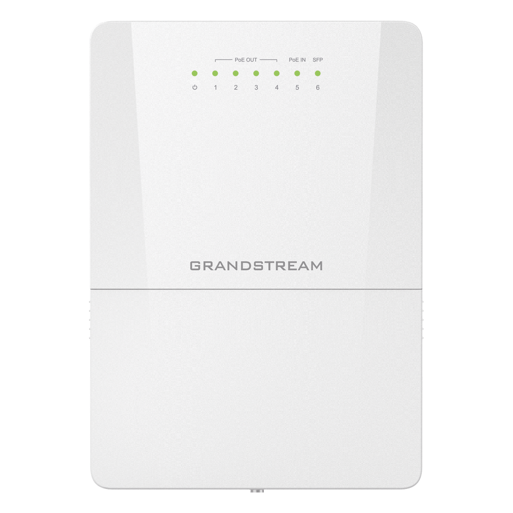 Switch PoE Lite administrable para exteriores de 6 puertos (5GE+1SFP) / Clasificación IP66 a prueba de polvo y agua