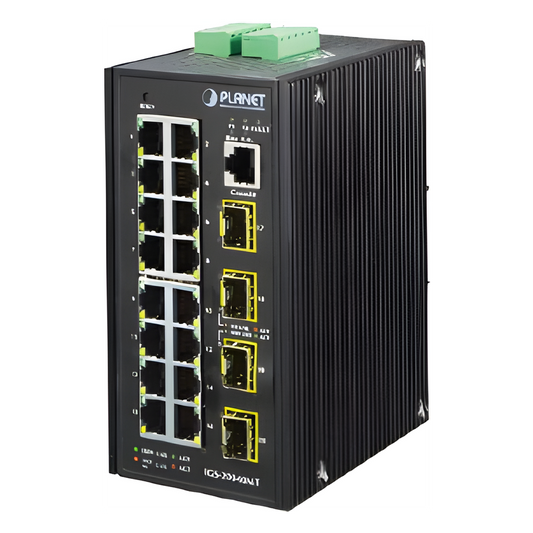 Switch Administrable Industrial 16 puertos Gigabit Ethernet + 4 SFP