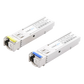 Transceptores Ópticos Bidireccionales SFP (Mini-Gbic) / Monomodo 1310 & 1550 nm / 1.25 Gbps / 1000BASE-BX / Conector LC/UPC Simplex / DDM / Hasta 5 km / 2 Piezas