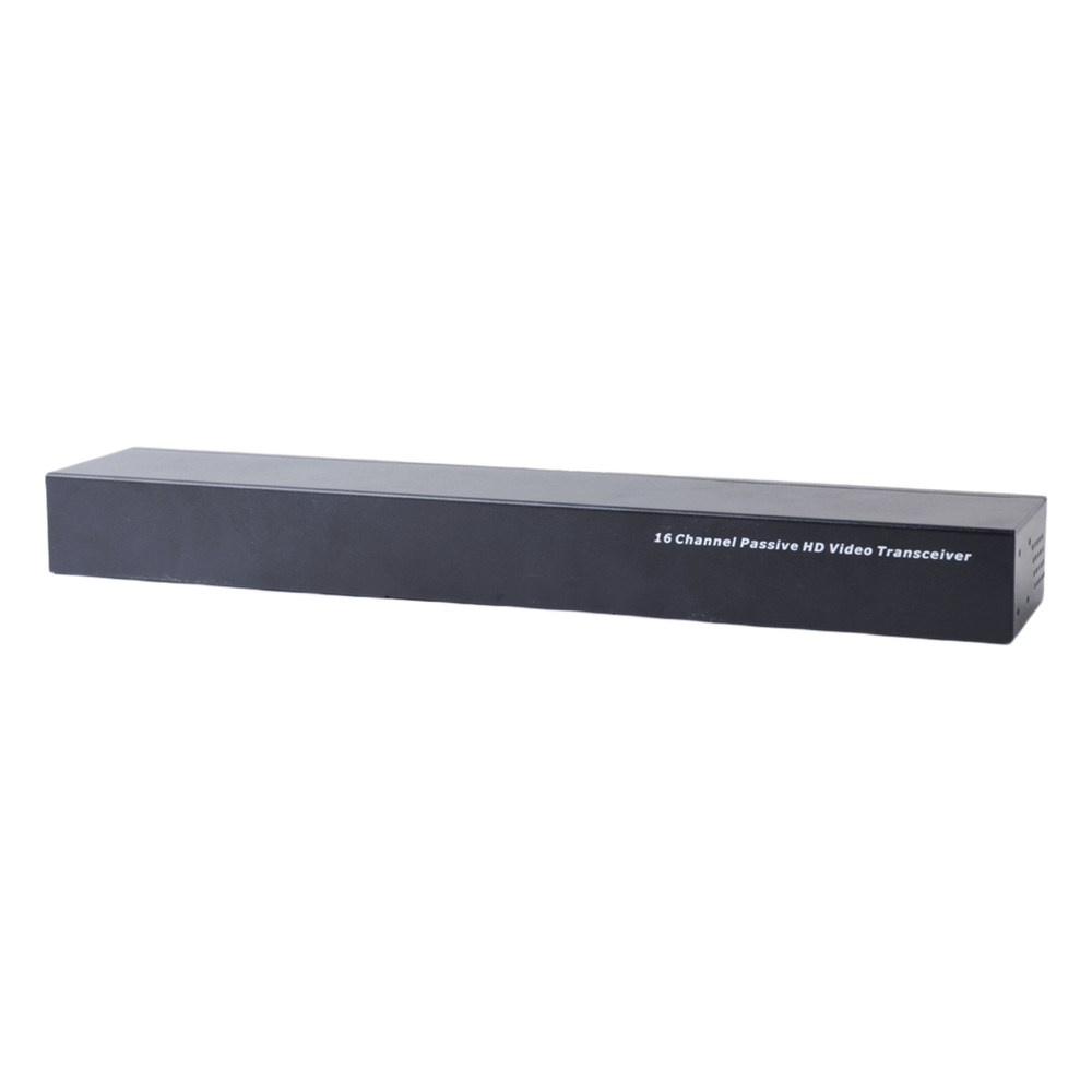 (TRANCEPTOR) RECEPTOR DE VIDEO PASIVO DE 16 CANALES / Resolución 4K / Compatible con cable UTP Cat 5e/6 / Compatible con HD-TVI/CVI/AHD/CVBS / TODO INCLUIDO PARA RACK / Protección Interconstruida contra sobretensión.